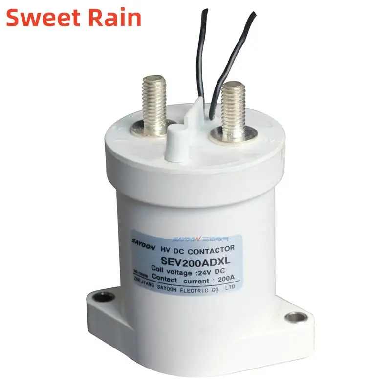 High Voltage 5-1000V 200A DC Contactor Power Relay SEV200ADXL Coil 12V 24V 36V 48V 60V 72V For Charging Piles Electric Car
High Voltage 5-1000V 200A DC Contactor Power Relay SEV200ADXL Coil 12V 24V 36V 48V 60V 72V For Charging Piles Electric Car