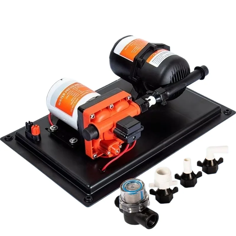 12V 24V Diaphragm Pump With Pressure Tank Stable Water Supply for Camper Van Caravan Marine Boat
12V 24V Diaphragm Pump With Pressure Tank Stable Water Supply for Camper Van Caravan Marine Boat