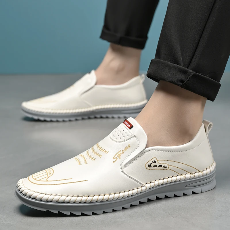 Men's Summer Slip-On Loafers Breathable Anti-Slip Wear-Resistant Business Casual Outdoor Comfort Shoes-2200
Men's Summer Slip-On Loafers Breathable Anti-Slip Wear-Resistant Business Casual Outdoor Comfort Shoes-2200