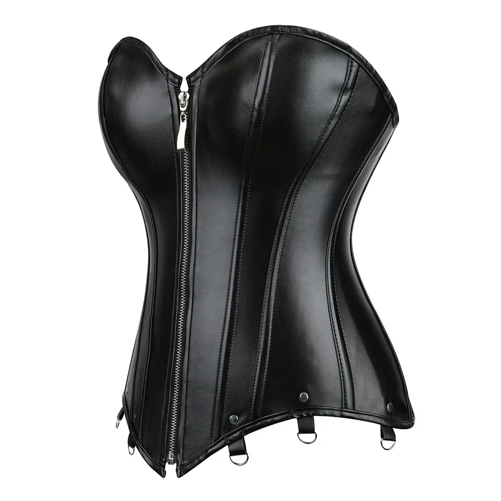 Women's Corset Gothic Leather Corsets Sexy Zip Bustier Slimming Bodyshapers Punk Rave Costumes Party Night Outfits Plus Size
Women's Corset Gothic Leather Corsets Sexy Zip Bustier Slimming Bodyshapers Punk Rave Costumes Party Night Outfits Plus Size