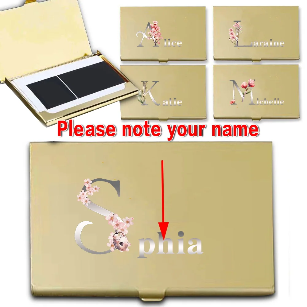 Customized Name Business Card Case RFID Wallet Credit Organizer Metal Holder Slim Pocket Storage for Purse Travel Office Custom
Customized Name Business Card Case RFID Wallet Credit Organizer Metal Holder Slim Pocket Storage for Purse Travel Office Custom