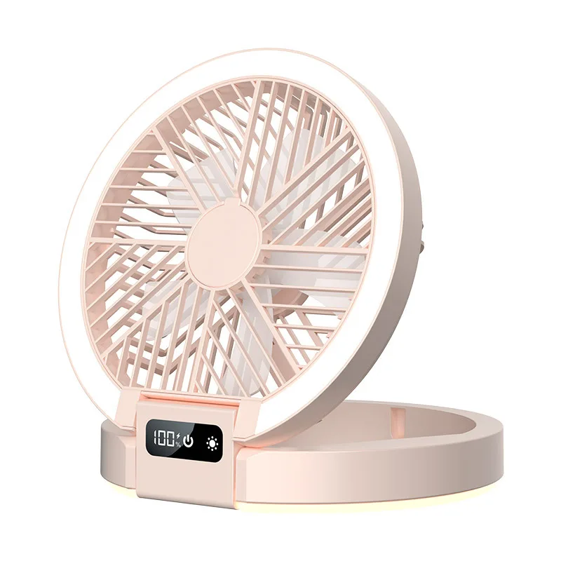 Household desktop electric fan mini USB wall-mounted night light ceiling fan portable outdoor charging small fan
Household desktop electric fan mini USB wall-mounted night light ceiling fan portable outdoor charging small fan