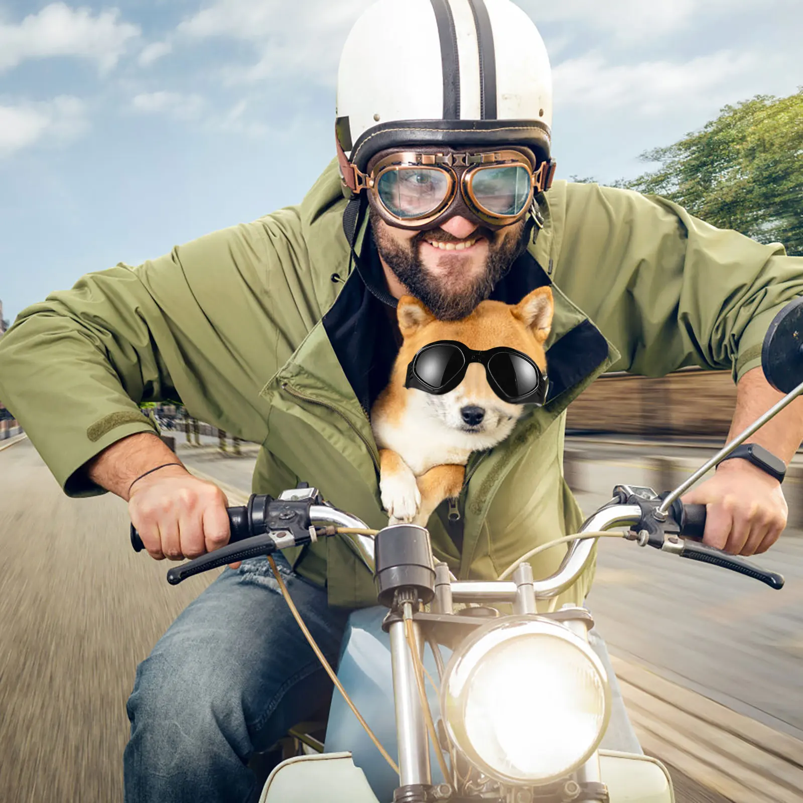 Pet Safety Small Glasses Hats Costume Prop Abs Photo Props Funny Dog Plaything Adjustable Lightweight Durable Helmets Pet
Pet Safety Small Glasses Hats Costume Prop Abs Photo Props Funny Dog Plaything Adjustable Lightweight Durable Helmets Pet