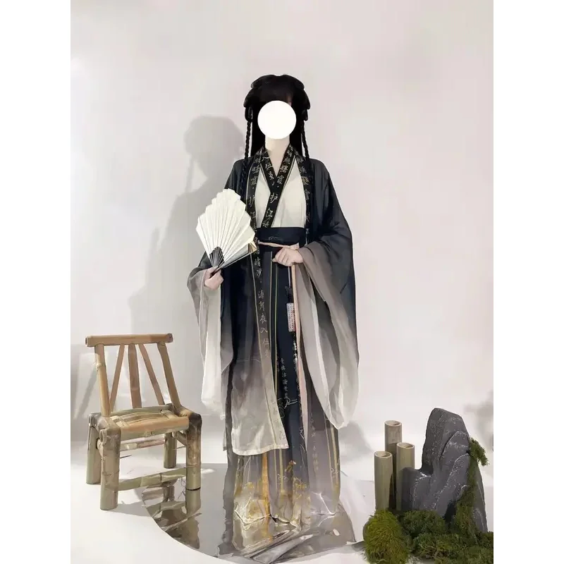 2026 Blossom Wei Jin Big Sleeved Shirt With Cross Collar And Skirt For Couples Chinese Style Hanfu Clothes yy:89
2026 Blossom Wei Jin Big Sleeved Shirt With Cross Collar And Skirt For Couples Chinese Style Hanfu Clothes yy:89