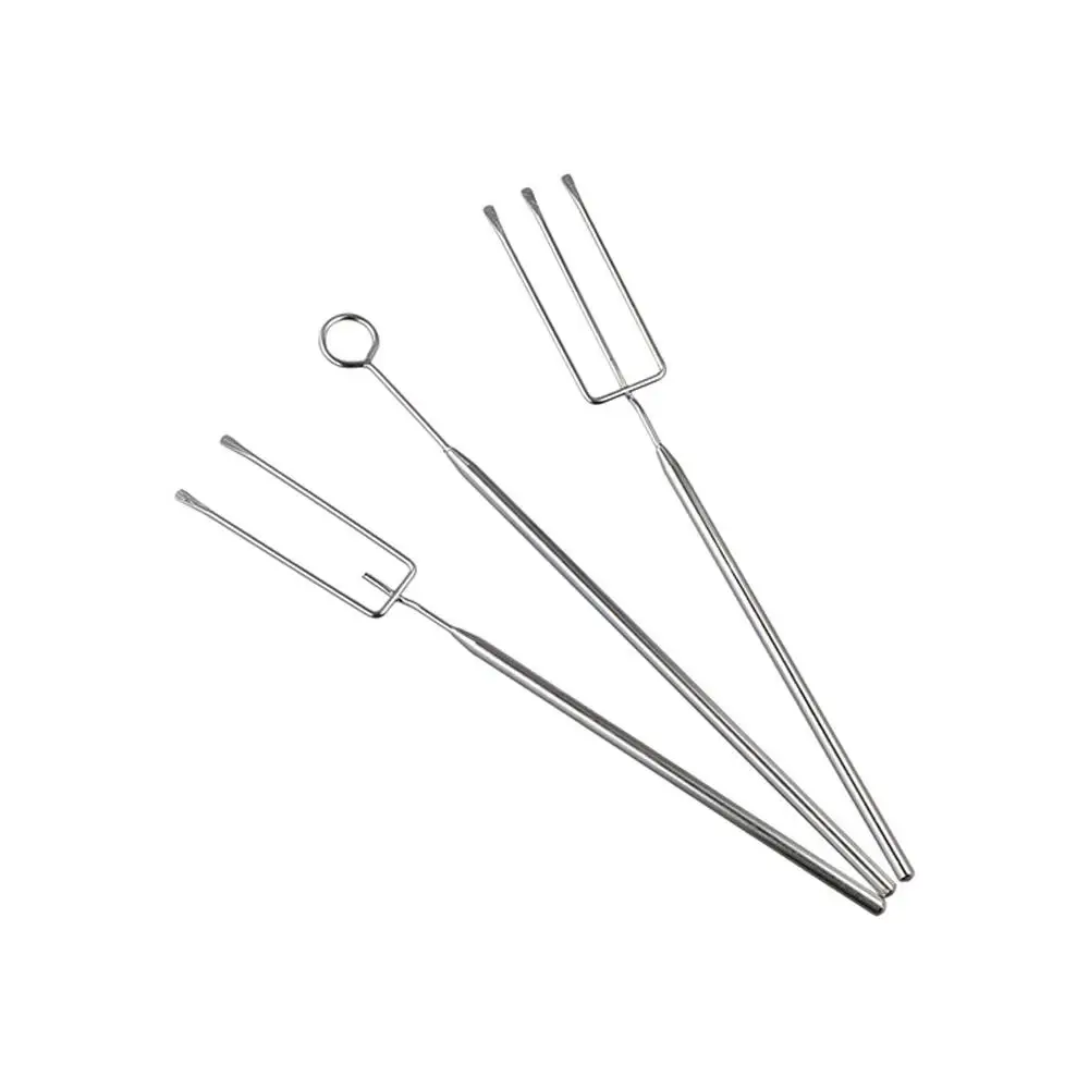 Stainless Steel Chocolate Dipping Fork Silver Rustproof Cheese Fondue Fork Long Handle Irregular Shaped Chocolate Dipping Tool
Stainless Steel Chocolate Dipping Fork Silver Rustproof Cheese Fondue Fork Long Handle Irregular Shaped Chocolate Dipping Tool