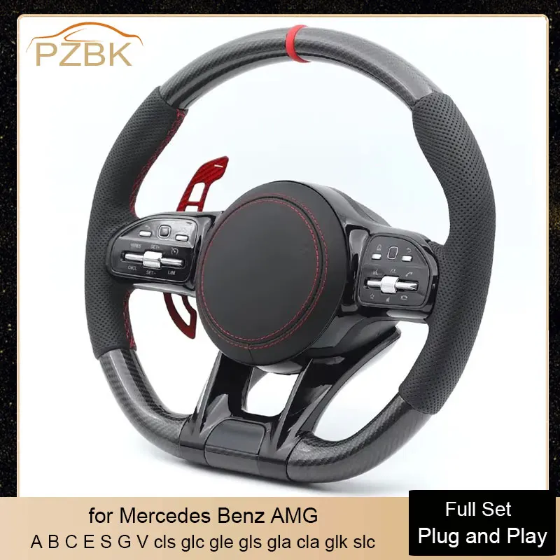 Top Carbon Car Steering Wheel for Mercedes Benz W464 W204 W205 W212 W123 W222 A B C E S V Class Cls Glc Gle Gls Gla Cla Glk Slc
Top Carbon Car Steering Wheel for Mercedes Benz W464 W204 W205 W212 W123 W222 A B C E S V Class Cls Glc Gle Gls Gla Cla Glk Slc