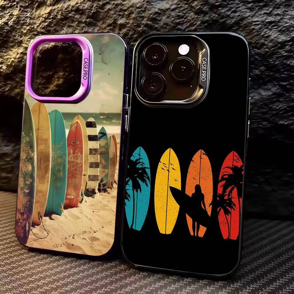 Surf Surfboard Phone Case For iPhone17,16,15,14,13,12,11 Plus,Pro Max Colored Silver Plated Inside Cover
Surf Surfboard Phone Case For iPhone17,16,15,14,13,12,11 Plus,Pro Max Colored Silver Plated Inside Cover