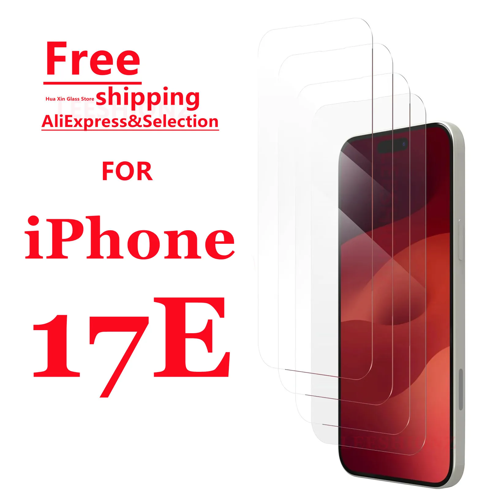 For iPhone 17e Tempered Glass Screen Protector - Smartphone Protection Suitable for iPhone 17e Series
For iPhone 17e Tempered Glass Screen Protector - Smartphone Protection Suitable for iPhone 17e Series