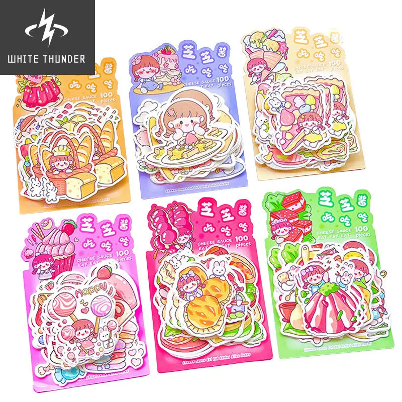 100 pcs/set Kawaii Cartoon Stickers Cute Girls Scrapbooking Sticker Notebook Cup Laptop DIY Decorative Stationery Supplies
100 pcs/set Kawaii Cartoon Stickers Cute Girls Scrapbooking Sticker Notebook Cup Laptop DIY Decorative Stationery Supplies