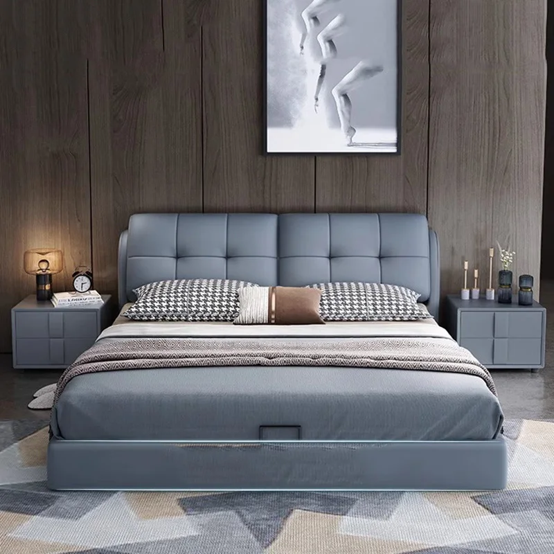 Luxury Drawers Double Bed Storage Modern Wood Multifunctional Frame Double Bed Air Modern Big Cama Matrimonial Home Furniture
Luxury Drawers Double Bed Storage Modern Wood Multifunctional Frame Double Bed Air Modern Big Cama Matrimonial Home Furniture