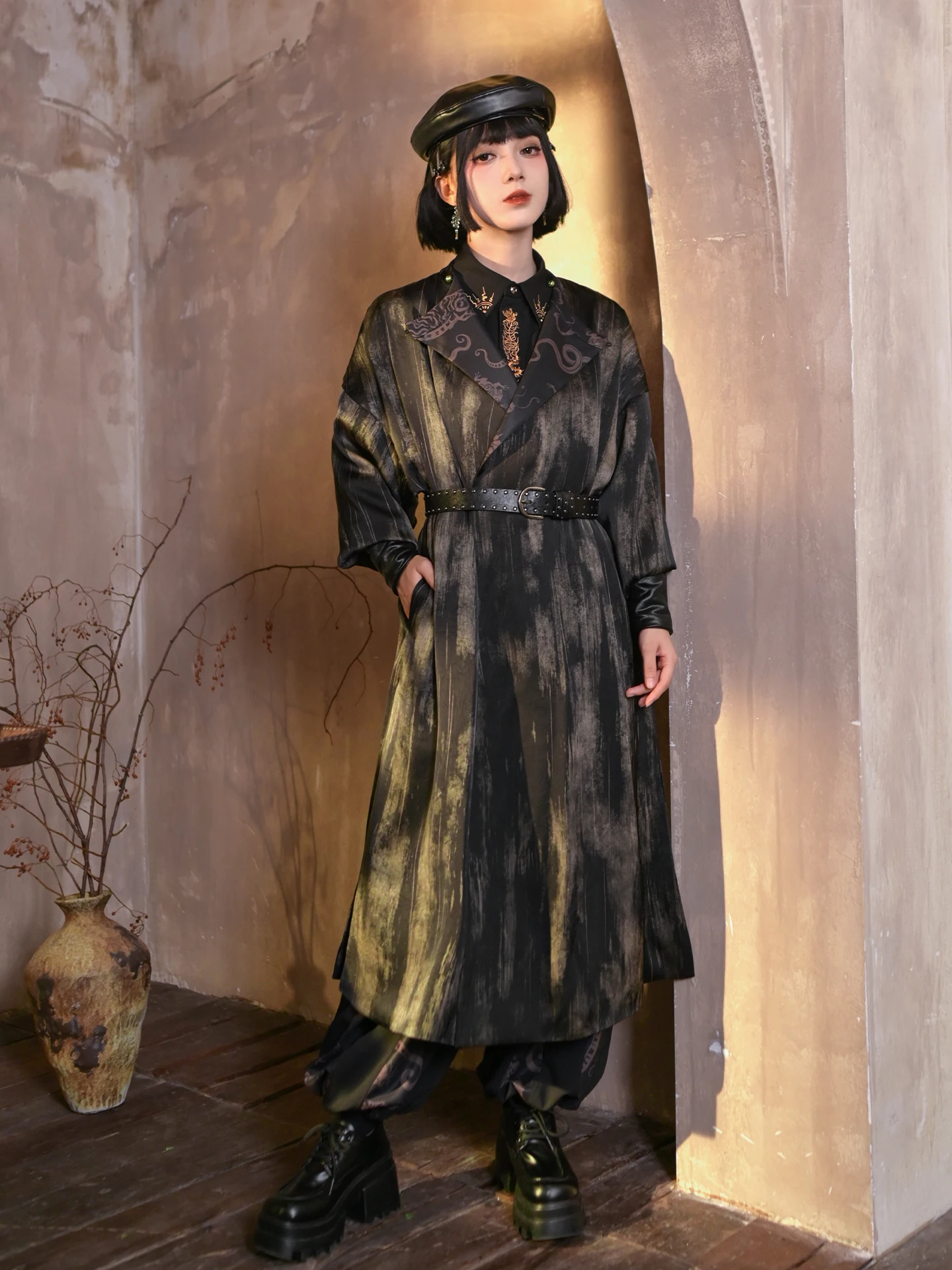 Double-Sided Wearable Long Jaet round Ne Print Retro Sle Women's Autumn Winter Outerwear Comfortable Polyester Fiber
Double-Sided Wearable Long Jaet round Ne Print Retro Sle Women's Autumn Winter Outerwear Comfortable Polyester Fiber