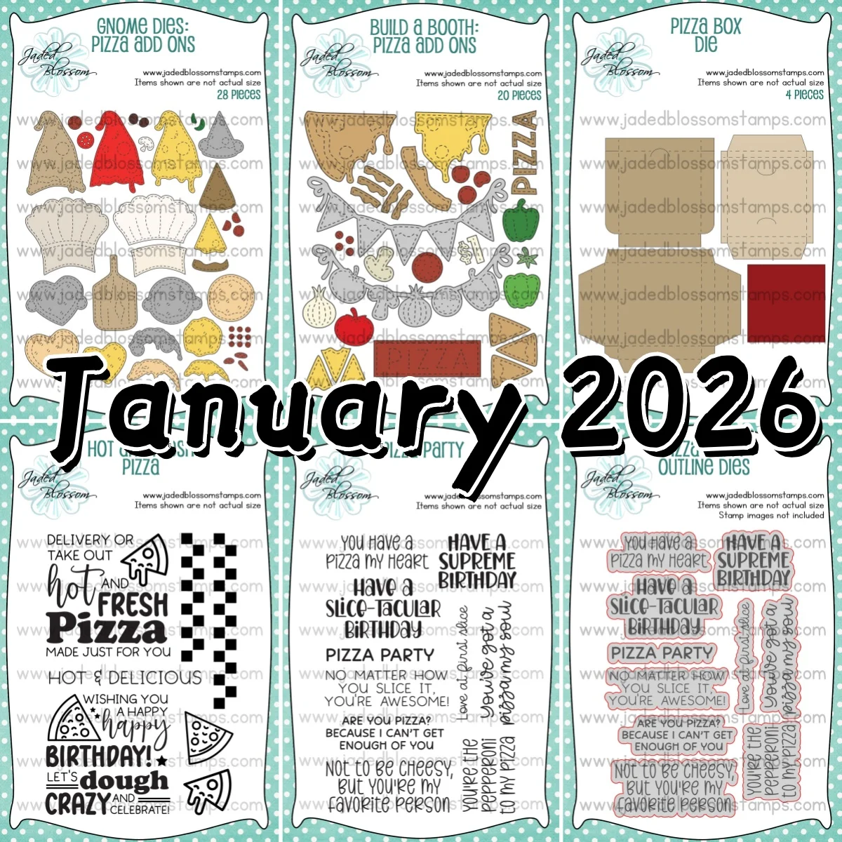 2026 January Pizza PartyMetal Cutting Dies Clear Stamps Layering Stencil for DIY Greeting Card Making Scrapbooking Craft
2026 January Pizza PartyMetal Cutting Dies Clear Stamps Layering Stencil for DIY Greeting Card Making Scrapbooking Craft