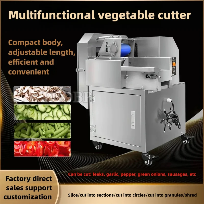 PBOBP Stainless Steel Electric Food Vegetable Cutting Machine Cutter Cabbage Chilli Potato Onion Slice Diced Shredder Machine
PBOBP Stainless Steel Electric Food Vegetable Cutting Machine Cutter Cabbage Chilli Potato Onion Slice Diced Shredder Machine