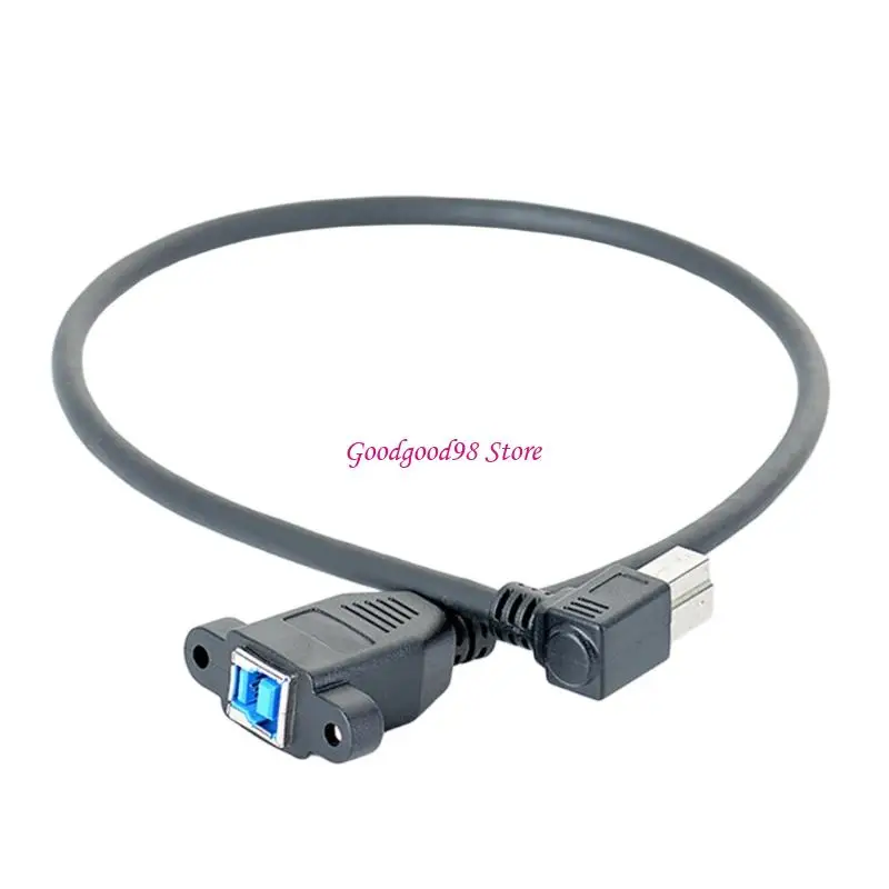 USB3.0 Type B 90 Degree Panel Mount Adapter Cable USB3.0 Male To USB3.0 Female W8EC
USB3.0 Type B 90 Degree Panel Mount Adapter Cable USB3.0 Male To USB3.0 Female W8EC