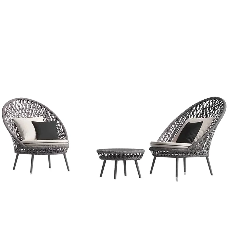 Villa garden courtyard sofa three-piece outdoor balcony rainproof sunscreen sofa coffee table
Villa garden courtyard sofa three-piece outdoor balcony rainproof sunscreen sofa coffee table
