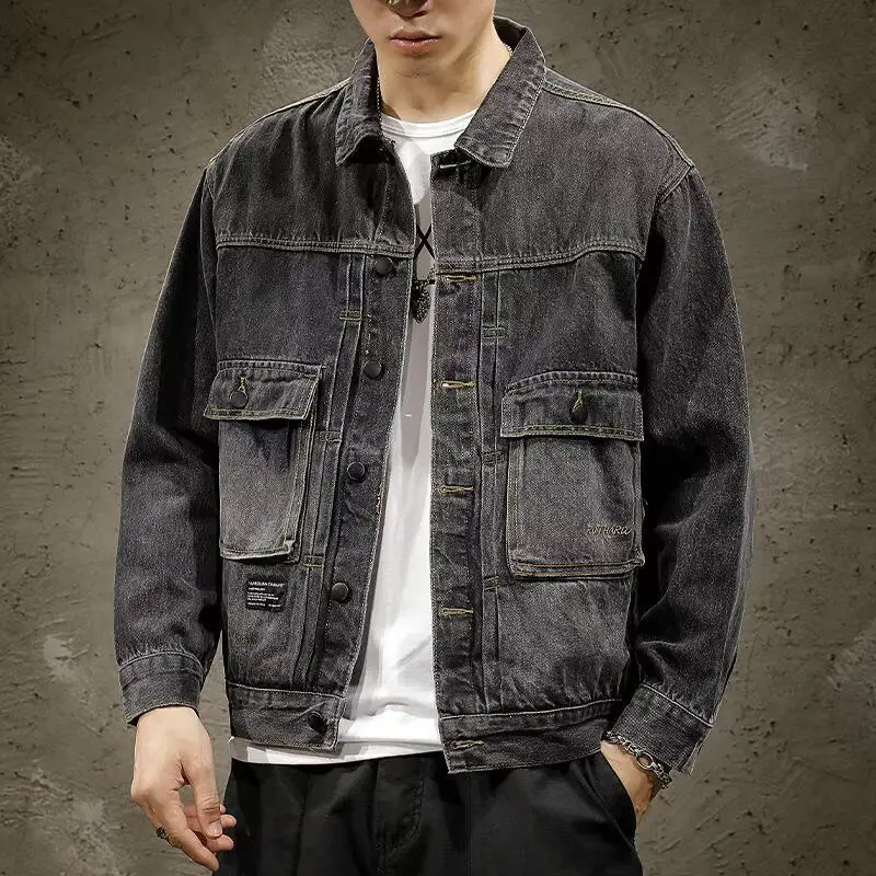 Свободный мужской джинсовый джинсовый джинт для рабочей одежды, весна-осень, износостойкий рабочий костюм большого размера, открытый кардиган Jaet
Свободный мужской джинсовый джинсовый джинт для рабочей одежды, весна-осень, износостойкий рабочий костюм большого размера, открытый кардиган Jaet