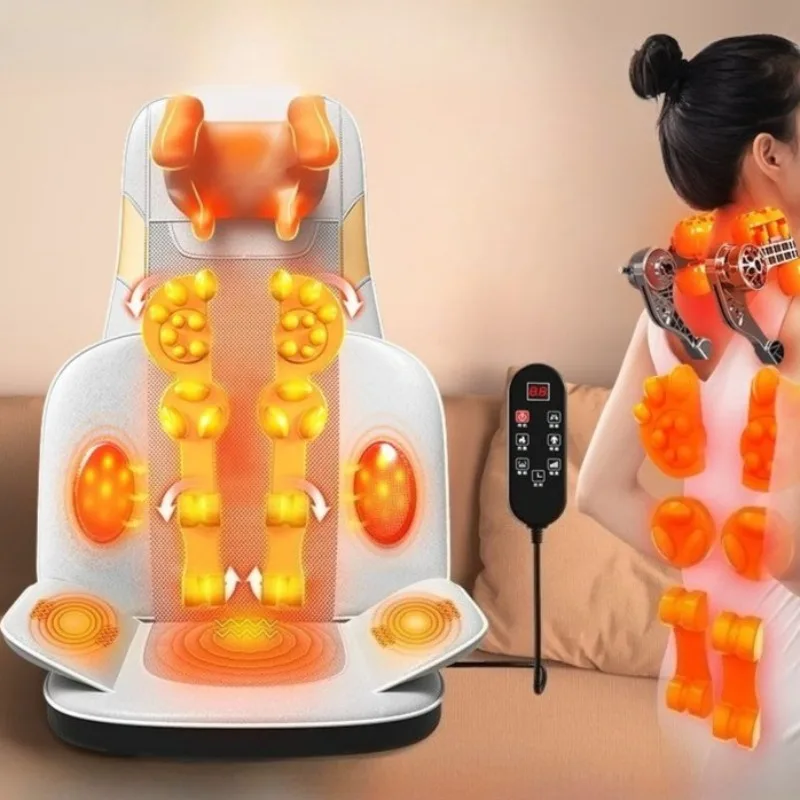 Vibrations Waist Hips Electric Back Massager Cervical Massage Chair Seat Massage Mat for Body Shiatsu Heated Kneading Relaxarion
Vibrations Waist Hips Electric Back Massager Cervical Massage Chair Seat Massage Mat for Body Shiatsu Heated Kneading Relaxarion