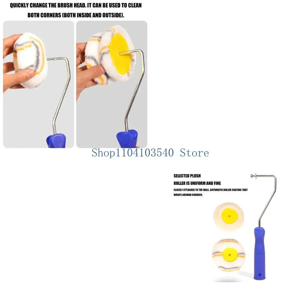 02DC Wall Corner Roller Handheld Round Corner Painting Tool Paint Roller for Wall Painting Decoration Eaves Baseboard
02DC Wall Corner Roller Handheld Round Corner Painting Tool Paint Roller for Wall Painting Decoration Eaves Baseboard