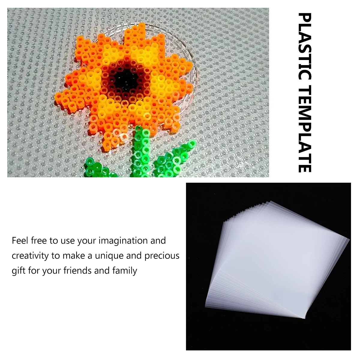 20pcs Puzzle Crafts DIY Transparent Ironing Papers Beads Plastic Template Kids Tools Child Reusable Safe Practical
20pcs Puzzle Crafts DIY Transparent Ironing Papers Beads Plastic Template Kids Tools Child Reusable Safe Practical