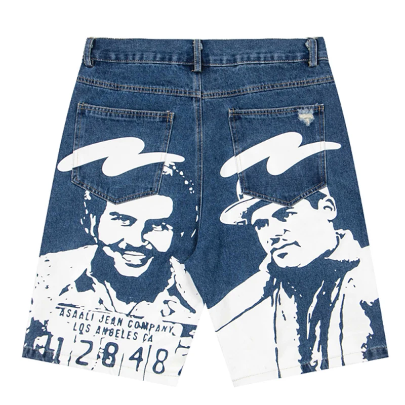 THAT'S A AWFUL LOT OF COUGH SYRUP Denim Shorts Summer New Funny Portrait Patterns Loose Ripped Jeans
THAT'S A AWFUL LOT OF COUGH SYRUP Denim Shorts Summer New Funny Portrait Patterns Loose Ripped Jeans