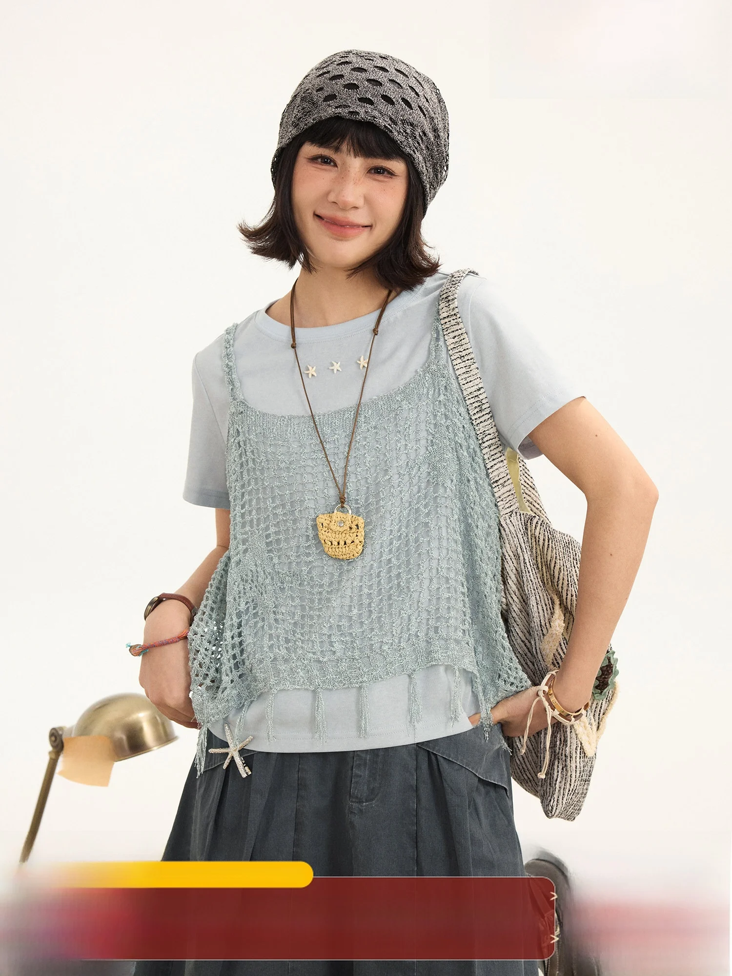 Summer Women's Basic Knitted Linen-Like Double-Tee Design Sense T-Shirt Standard Fit Casual Style round Neck Short Sleeve
Summer Women's Basic Knitted Linen-Like Double-Tee Design Sense T-Shirt Standard Fit Casual Style round Neck Short Sleeve