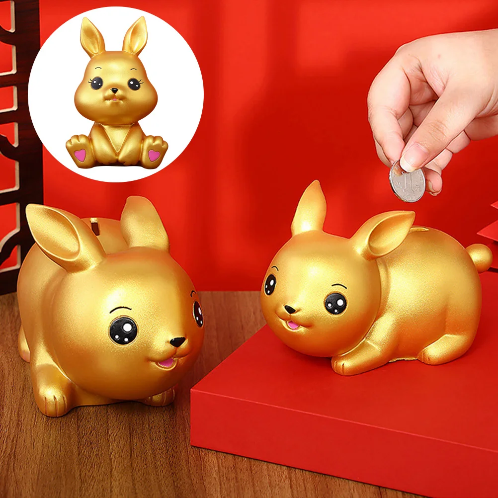 Gold Rabbit Bank Bunny Money Jar Kids Desktop Decor Savings Can Zodiac Rabbit Shape Coins Bunny Decor Cash Storage
Gold Rabbit Bank Bunny Money Jar Kids Desktop Decor Savings Can Zodiac Rabbit Shape Coins Bunny Decor Cash Storage