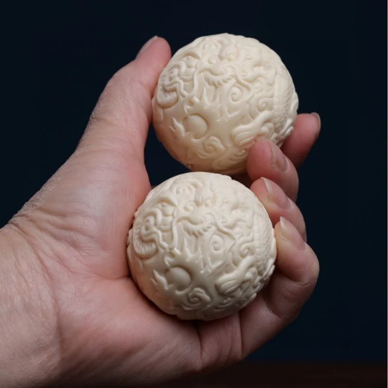 Ivory fruit dragon and phoenix massage , wooden walnut , collectible handball, health care ball, gift for elders
Ivory fruit dragon and phoenix massage , wooden walnut , collectible handball, health care ball, gift for elders