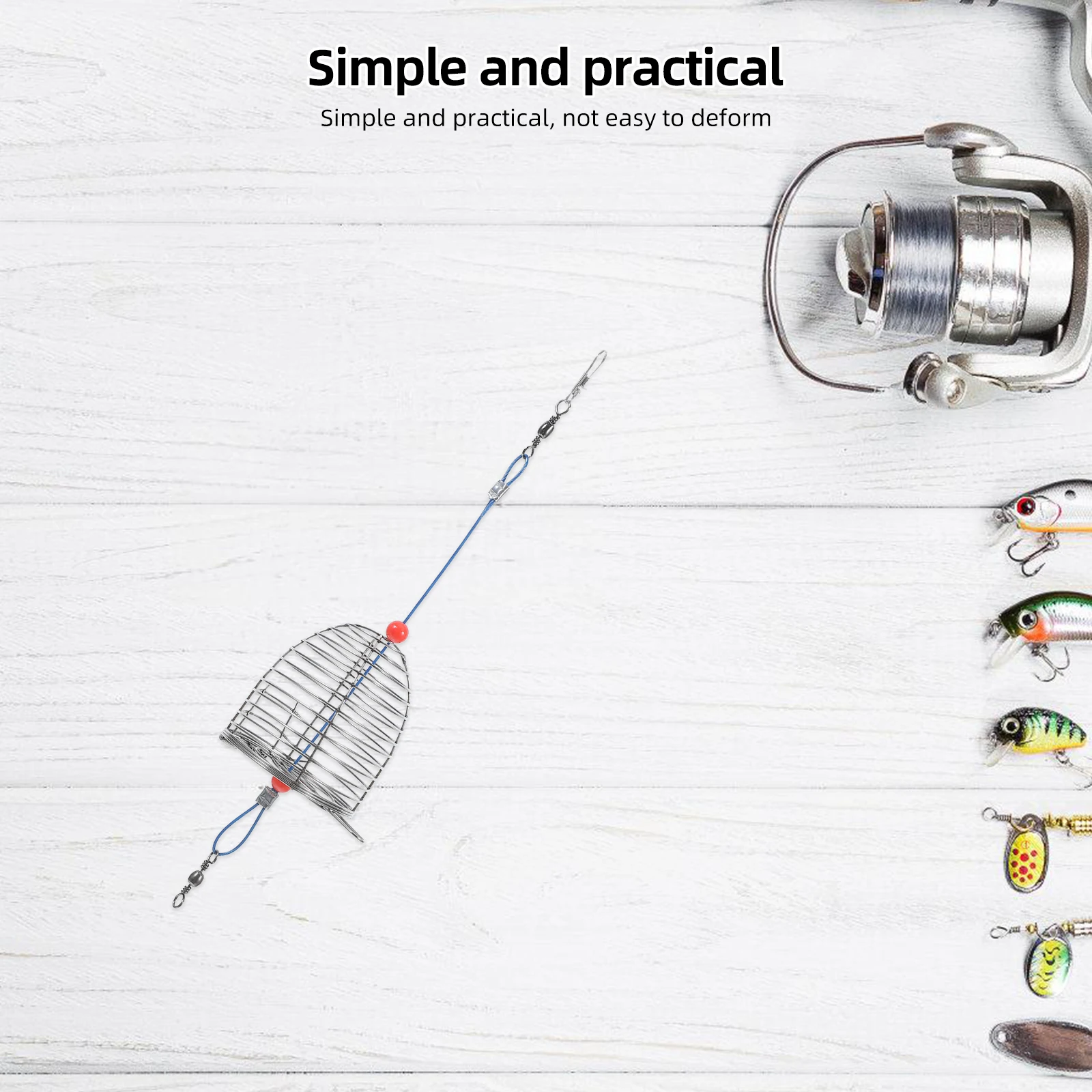 5pcs Fishing Bait Cage Stainless Steel Lobster Trap Basket Method Feeders Carp Tackle Small Size Lightweight Corrosion
5pcs Fishing Bait Cage Stainless Steel Lobster Trap Basket Method Feeders Carp Tackle Small Size Lightweight Corrosion