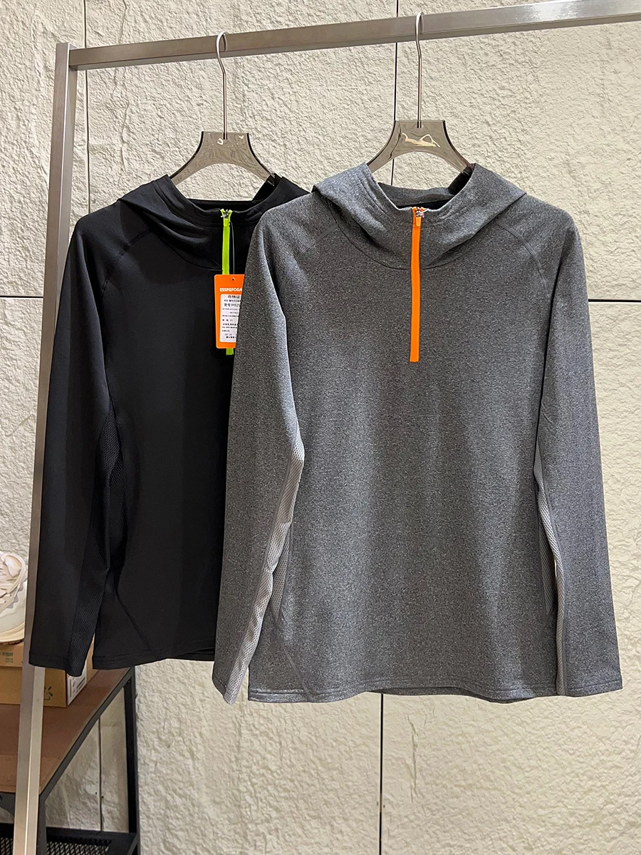 Professional Sportswear Quick Dry Breathable Outdoor Men's Fleece Hoodie Half Zipper Overhead Autumn Winter Warm Clothing
Professional Sportswear Quick Dry Breathable Outdoor Men's Fleece Hoodie Half Zipper Overhead Autumn Winter Warm Clothing