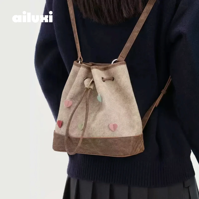 AILUXI Women Drawstring Bag Original Designer Brand Mini Backpack Cute Crossbody Women's Lightweight Shoulder Bag Christmas Gift
AILUXI Women Drawstring Bag Original Designer Brand Mini Backpack Cute Crossbody Women's Lightweight Shoulder Bag Christmas Gift