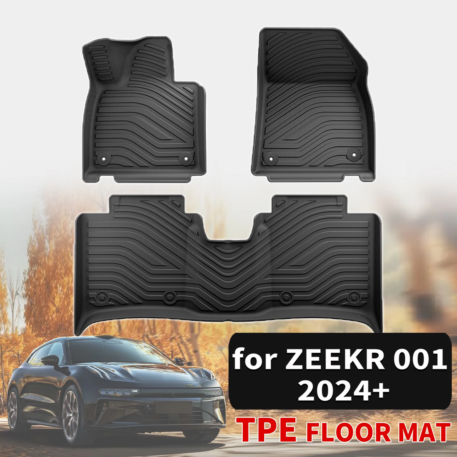 for ZEEKR 001 2024 2025 2026 Durable Weatherproof TPE Car Floor Mats & Trunk Pad, Non-Slip Easy Clean
for ZEEKR 001 2024 2025 2026 Durable Weatherproof TPE Car Floor Mats & Trunk Pad, Non-Slip Easy Clean