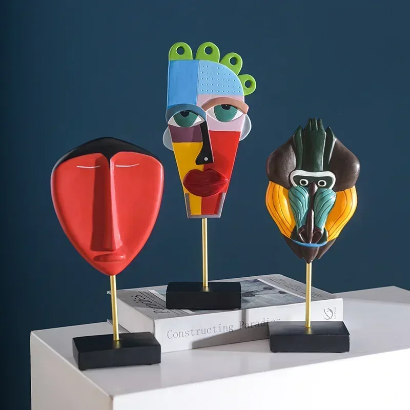 Abstract Face Sculpture African Art Decorative Figurines Home Decorations Living Room Desk Bookshelf Office Bedroom Ornaments
Abstract Face Sculpture African Art Decorative Figurines Home Decorations Living Room Desk Bookshelf Office Bedroom Ornaments
