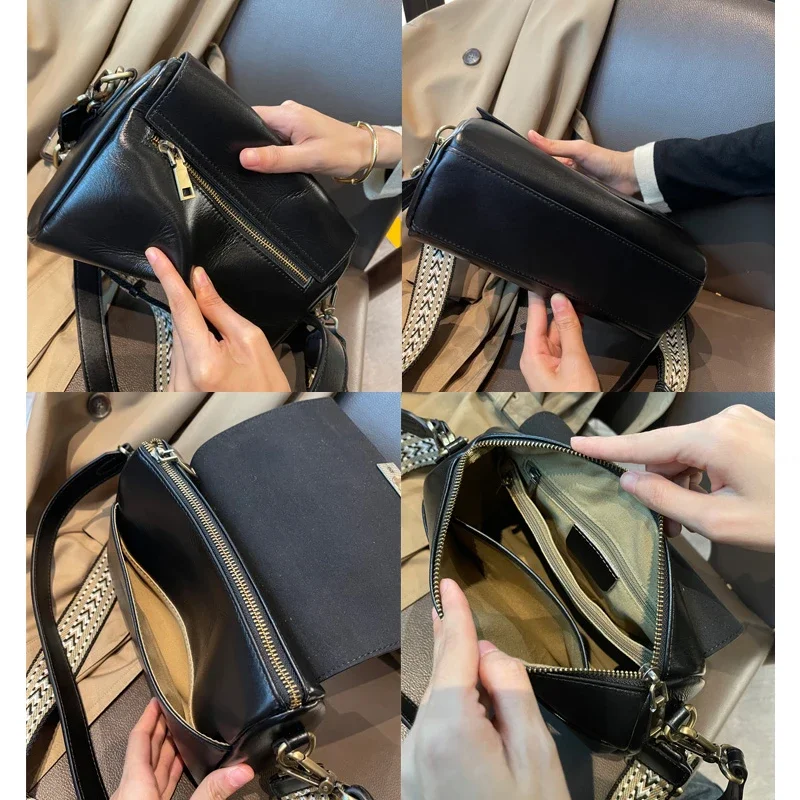 Women Cow Genuine Leather Versatile Shoulder Bag Female Luxury Designer Cowhide Handbags Lady Soft Retro Crossbody Underarm Bags
Women Cow Genuine Leather Versatile Shoulder Bag Female Luxury Designer Cowhide Handbags Lady Soft Retro Crossbody Underarm Bags