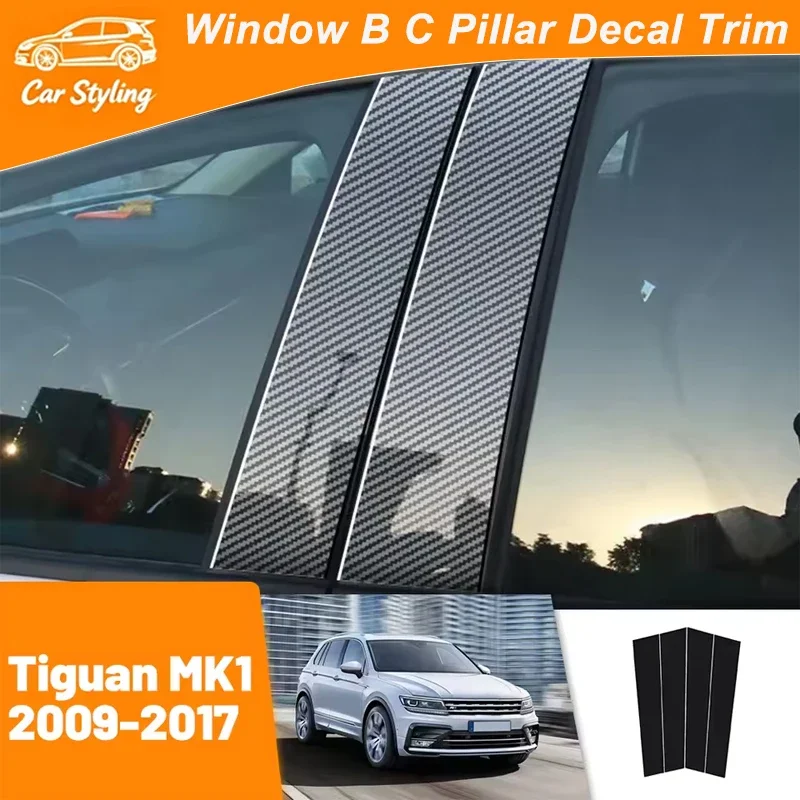For VW Tiguan MK1 2009-2017 2008 2009 2010 2011 2012 Carbon Fiber Window Door Column Deal B C Pillar Post Cover Trim Sticker
For VW Tiguan MK1 2009-2017 2008 2009 2010 2011 2012 Carbon Fiber Window Door Column Deal B C Pillar Post Cover Trim Sticker