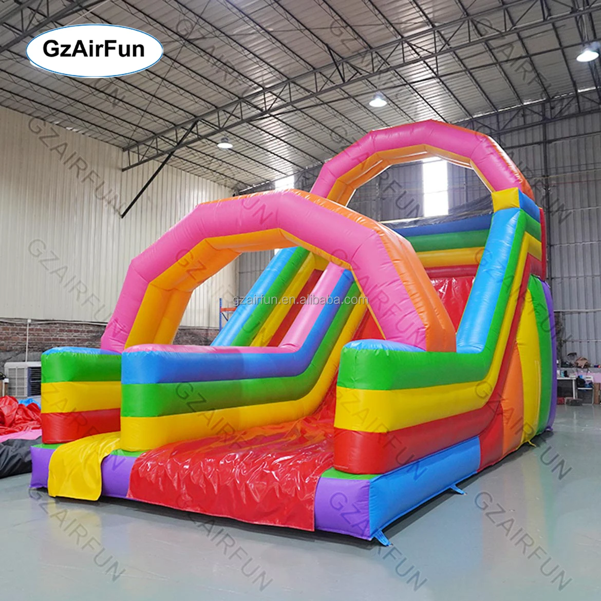 Large Commercial Bounce Dry Slide Kids Inflatable rainbow Slide Suitable for Rental
Large Commercial Bounce Dry Slide Kids Inflatable rainbow Slide Suitable for Rental