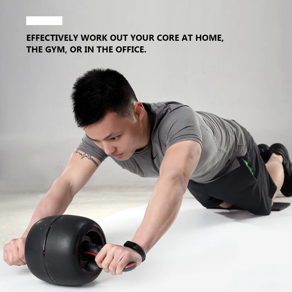 Ab Roller Wheel Black High Density Soft Wear-Resistant Ergonomic Grip Fitness Exercise Roller for Gym Training
Ab Roller Wheel Black High Density Soft Wear-Resistant Ergonomic Grip Fitness Exercise Roller for Gym Training