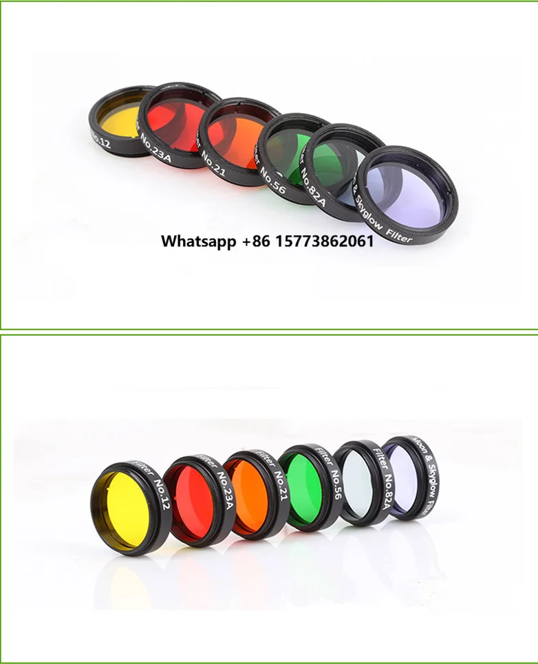 1.25" 7.5/15/25/32/40mm Multi Coated Plossl Eyepiece+7pcs Color Filter +2x Barlow Lens Astronomy Telescope Accessory Kit
1.25" 7.5/15/25/32/40mm Multi Coated Plossl Eyepiece+7pcs Color Filter +2x Barlow Lens Astronomy Telescope Accessory Kit
