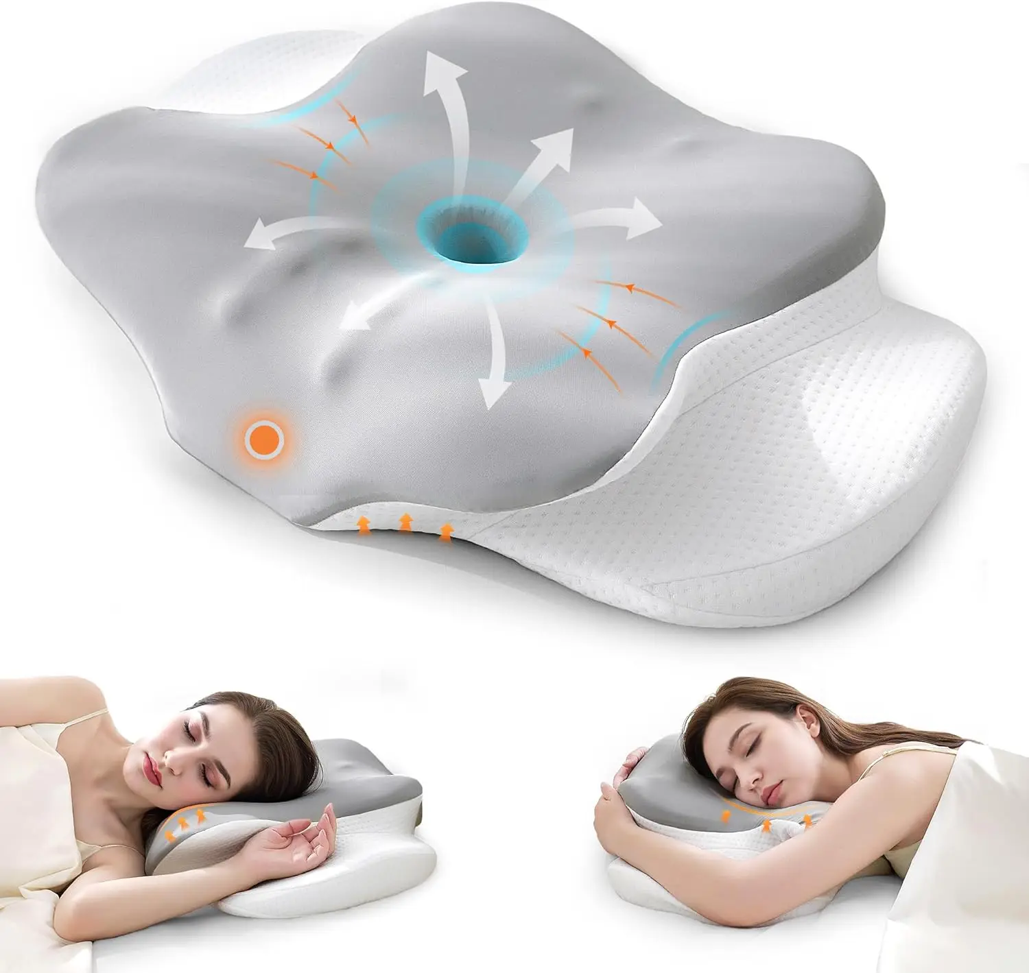 Эргономичная подушка для шеи из пены с эффектом памяти для облегчения боли, моющегося чехла, сна для боковой спины и живота
Эргономичная подушка для шеи из пены с эффектом памяти для облегчения боли, моющегося чехла, сна для боковой спины и живота