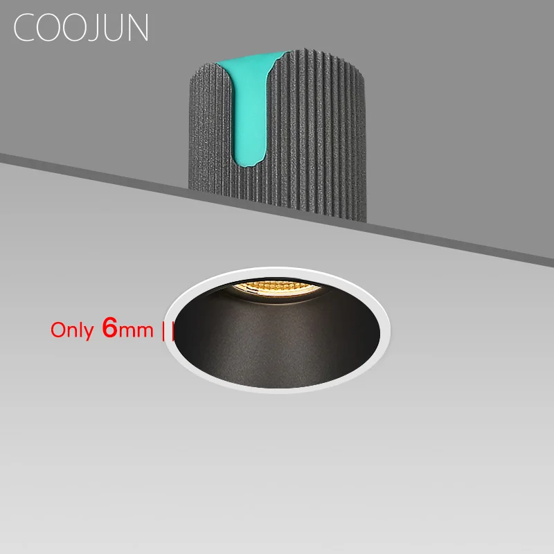 COOJUN LED Recessed Spot Light Narrow Border Downlight Living Room Spotlight 7.5CM Hole Downlight Minimalist Bedroom Light
COOJUN LED Recessed Spot Light Narrow Border Downlight Living Room Spotlight 7.5CM Hole Downlight Minimalist Bedroom Light
