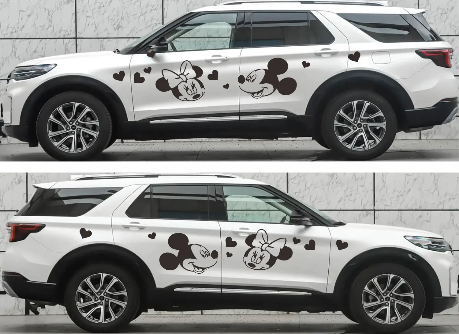 For Ford Explorer SUV Disney Mickey Mouse Full Car Body Side Sticker Racing Vinyl Decal Full Color Self-adhesive Auto Decor
For Ford Explorer SUV Disney Mickey Mouse Full Car Body Side Sticker Racing Vinyl Decal Full Color Self-adhesive Auto Decor