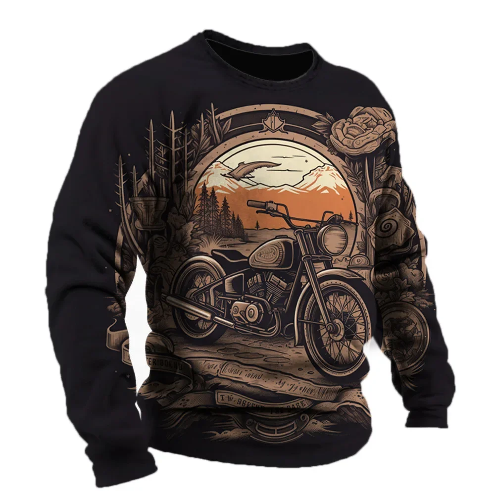 Vintage T-Shirts Motorcycle 3D Print T-Shirt Men Long Sleeved Tees Casual Loose Oversized Tops Sweatshirt Men'S Clothing
Vintage T-Shirts Motorcycle 3D Print T-Shirt Men Long Sleeved Tees Casual Loose Oversized Tops Sweatshirt Men'S Clothing