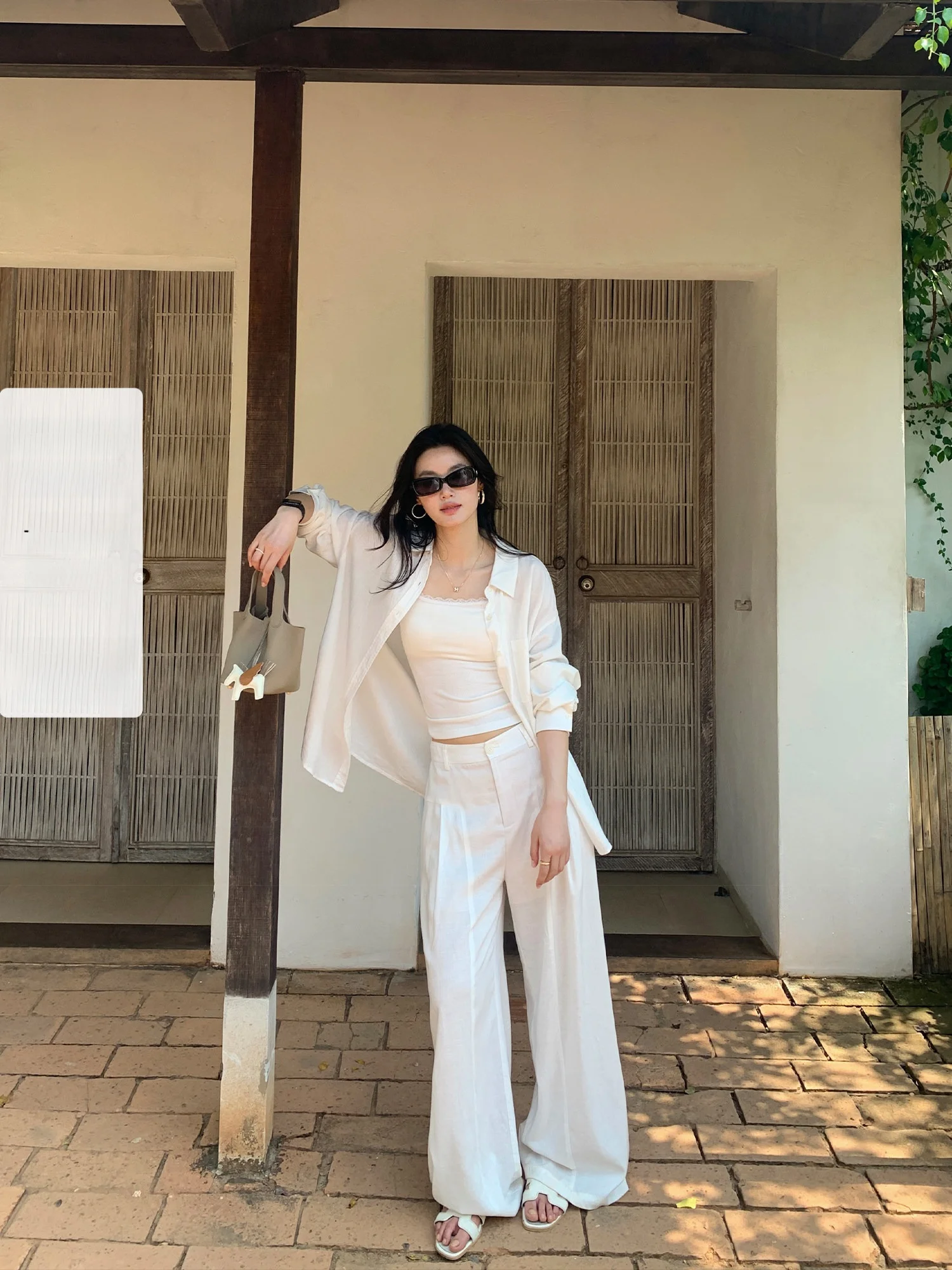 Pusumede Lightweight Oxygen Set Linen Long Sleeve Shirt Women Loose Lazy Sun Protection Casual Pants High Waist Trousers
Pusumede Lightweight Oxygen Set Linen Long Sleeve Shirt Women Loose Lazy Sun Protection Casual Pants High Waist Trousers