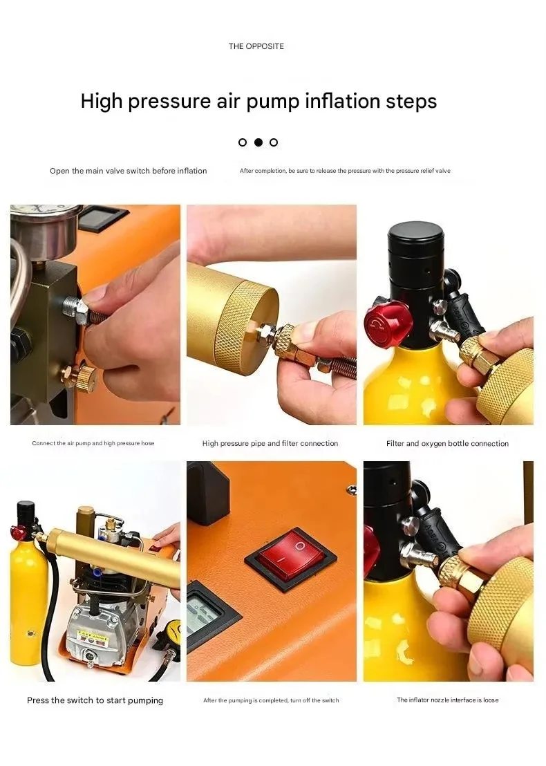 40Mpa Electric Inflator for Diving And Swimming Odorless Fast Steam Breathing Inflatable Equipment Accessory
40Mpa Electric Inflator for Diving And Swimming Odorless Fast Steam Breathing Inflatable Equipment Accessory