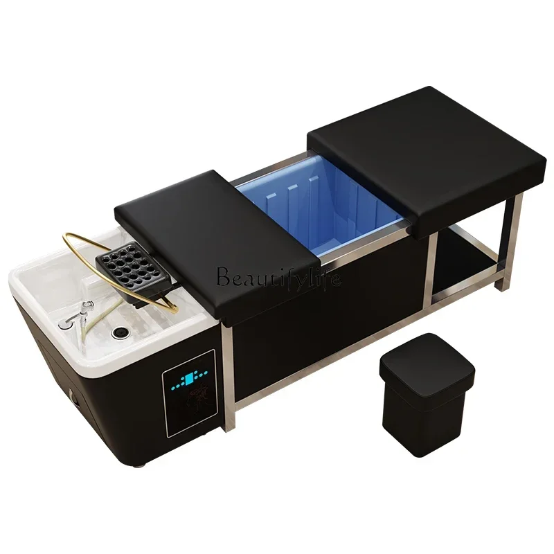 02Beauty Salon Special Head Therapy Shampoo Chair Water-Free Circulation Fumigation Water Storage Physiotherapy Bed
02Beauty Salon Special Head Therapy Shampoo Chair Water-Free Circulation Fumigation Water Storage Physiotherapy Bed