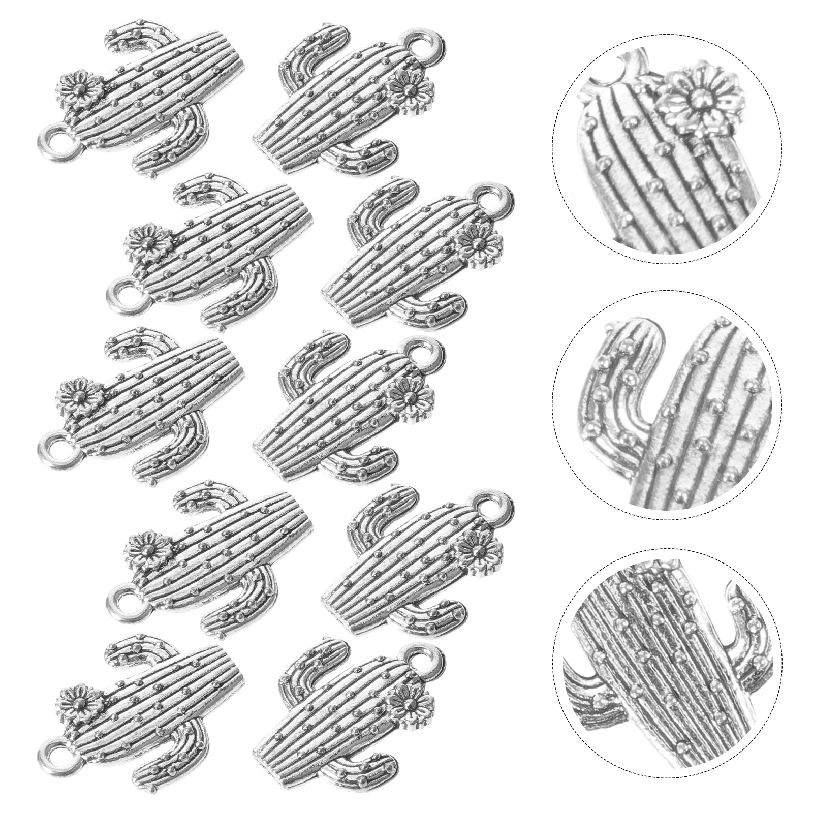 10pcs Cactus Pendant Rhinestone Charms Hoops Gemstone Pearl Necklace DIY Pendants Metal Jewelry Making Supplies Creative Design
10pcs Cactus Pendant Rhinestone Charms Hoops Gemstone Pearl Necklace DIY Pendants Metal Jewelry Making Supplies Creative Design