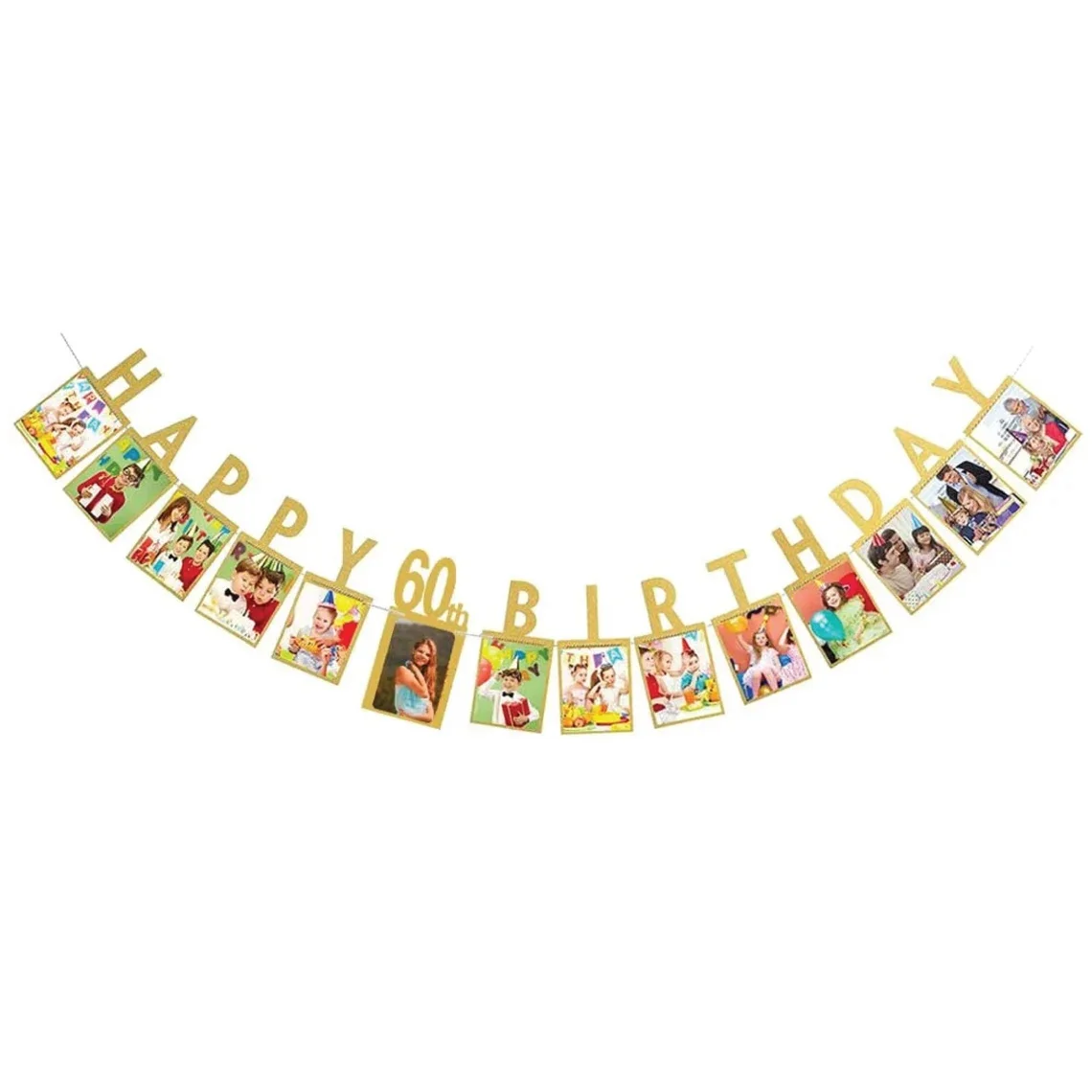 60th Birthday Photo Banner, 60th Birthday Banner Gold Glitter, 60th Party Decorations, 60th Party Supplies, Milestone Photo Bann
60th Birthday Photo Banner, 60th Birthday Banner Gold Glitter, 60th Party Decorations, 60th Party Supplies, Milestone Photo Bann