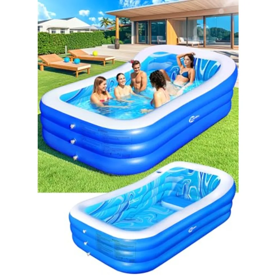 Inflatable Pool with Big Backrest and Seat, Oversized Thickened Large BlowUpPool for Adults, Inflatable Backyard Pools for Adul
Inflatable Pool with Big Backrest and Seat, Oversized Thickened Large BlowUpPool for Adults, Inflatable Backyard Pools for Adul