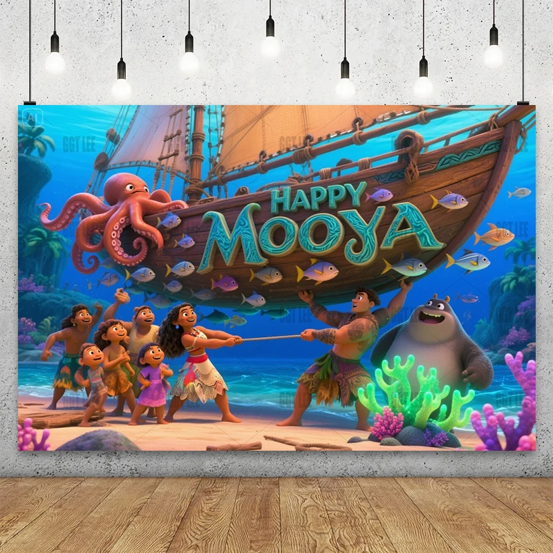 MINISO Moana Island Adventure Backdrop w Moana Maui - Banner Vinyl Decor Official Happy Birthday Photography Background Photo
MINISO Moana Island Adventure Backdrop w Moana Maui - Banner Vinyl Decor Official Happy Birthday Photography Background Photo