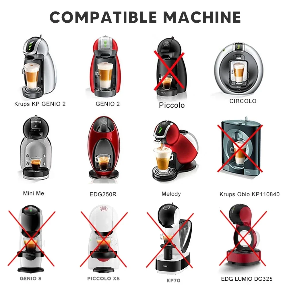 Многоразовый капсульный адаптер ICafilas для машины Dolce Gusto, совместимый с оригинальными кофейными капсулами Nespresso Mini Me
Многоразовый капсульный адаптер ICafilas для машины Dolce Gusto, совместимый с оригинальными кофейными капсулами Nespresso Mini Me