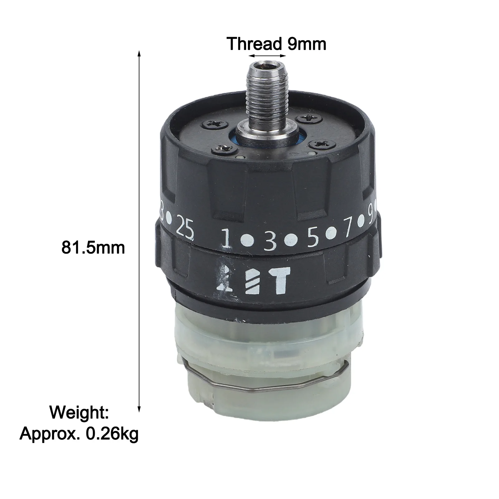 Black Brushless Dual Speed Self-lock Gearbox 13 Teeth For Cordless Electric Drill 16.8V 21V Power Tool Repair Component
Black Brushless Dual Speed Self-lock Gearbox 13 Teeth For Cordless Electric Drill 16.8V 21V Power Tool Repair Component